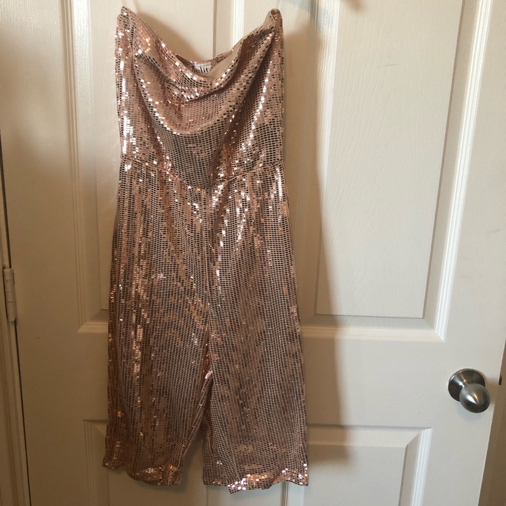 Strapless Romper